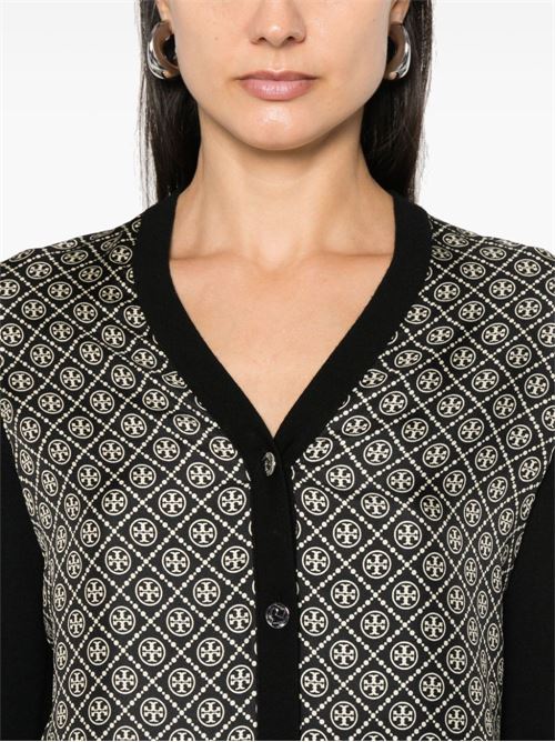 Cardigan monogram TORY BURCH | 154441012